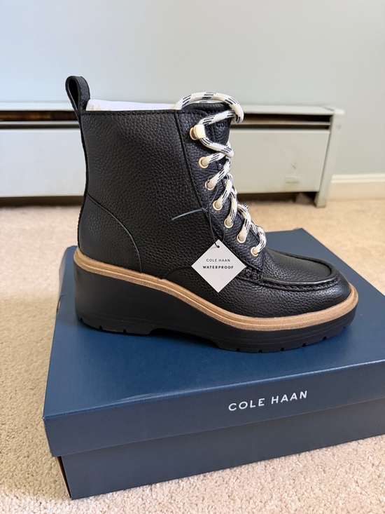 Cole Haan Shoes - COLE HAAN Zerogrand Cityquest Waterproof Wedge Bootie